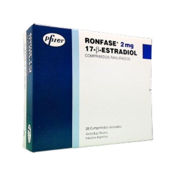 Pfizer Ronfase Estradiol 2 Mg x 28 Comp #1