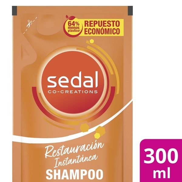 Sedal Shampoo Restauracion Instantanea Hidratante Repuesto 300 ml #1