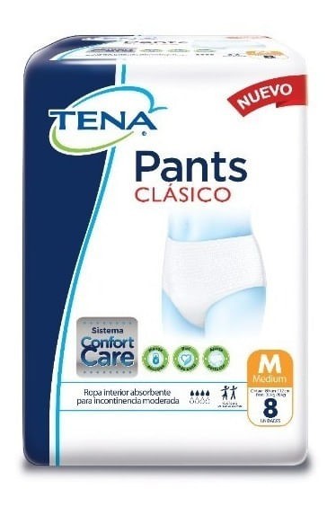Tena Pañales Pants Clasicos (8 Unidades) m