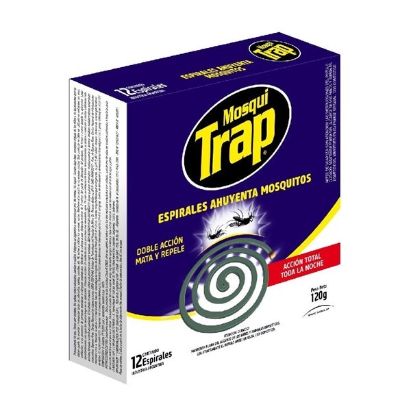 Espirales Mosquitrap Ahuyenta Mosquitos x 12 un