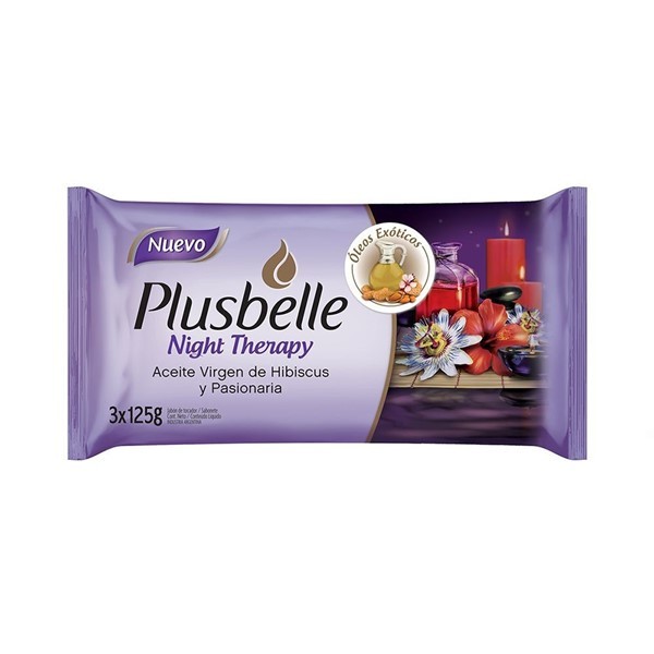 Plusbelle Jabon Night Therapy 125 gr (3 Unidades) #1