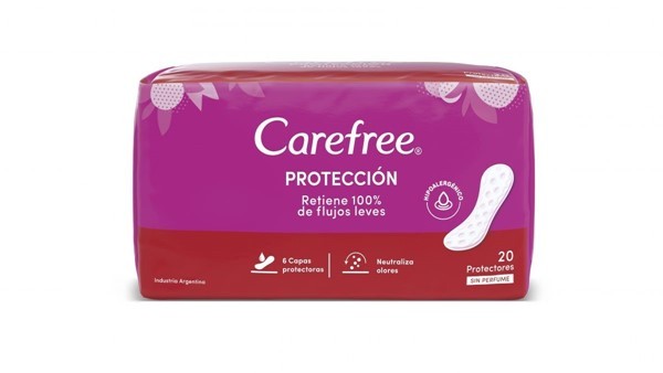 Carefree Protectores Diarios Sin Perfume (20 Unidades) alt