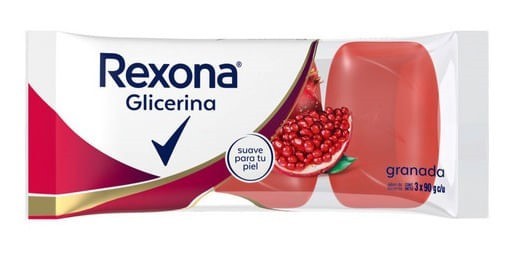 Jabón en Barra Rexona de Glicerina Granada x 3 un x 90 g alt