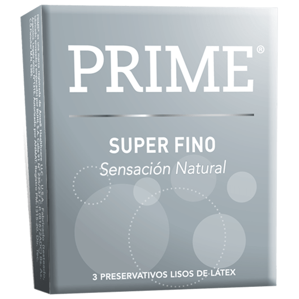 Preservativos Latex Prime Super Finos 6 Cajas x 3 Unidades