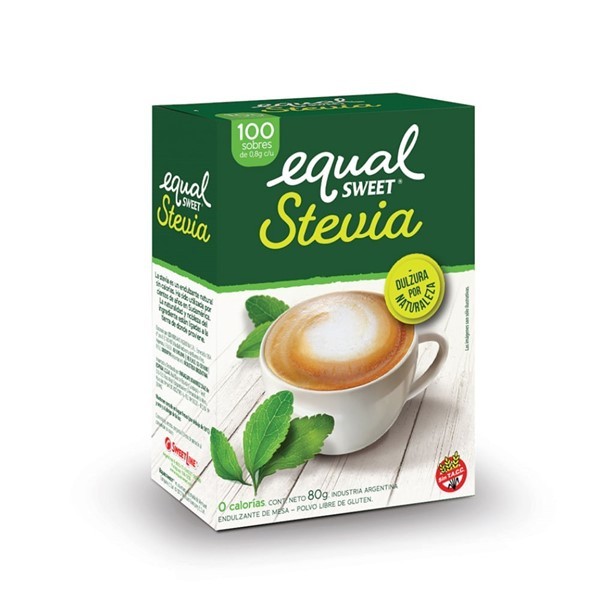 Equal Sweet Edulcorante Stevia en Polvo Caja 100 Sobres #1