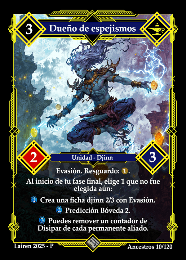 010 Dueño De Espejismos Precon Djinn/Soldado - Coste 3