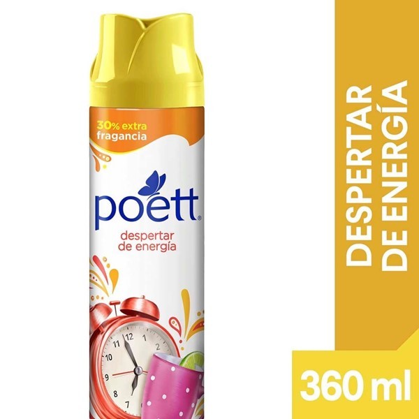 Desodorante De Ambiente Poett Despertar De Energía 360 Ml #1