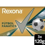 Jabon de Tocador Rexona Futbol Fanatics 3X120 gr #1