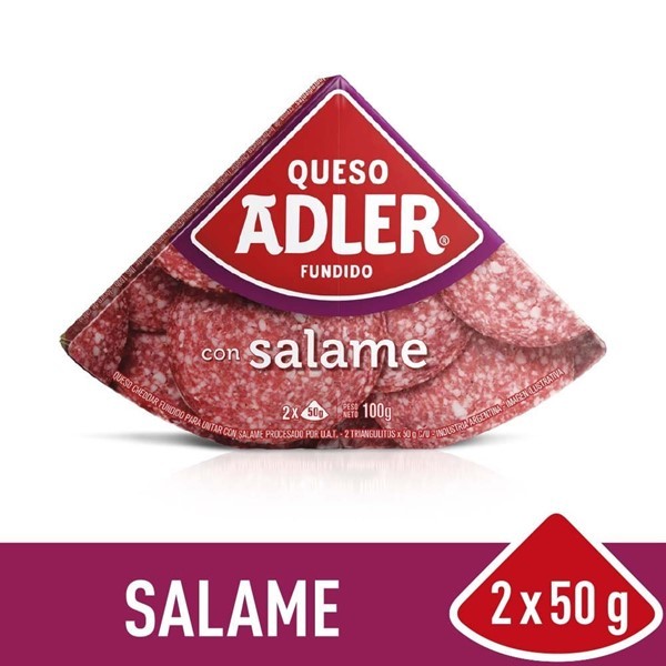 Queso Adler Salame 100 Gr #1