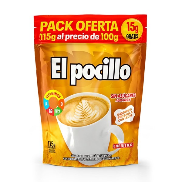 Cebada Intensa El Pocillo Doy Pack 115 grs #1