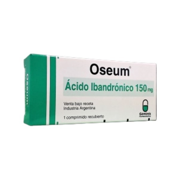 Géminis Farmacéutica Oseum Ibandrónico, C. 150 Mg x 1 Comp #1