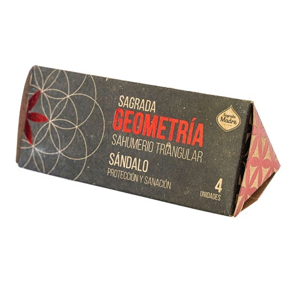 Sahumerio Triangular Sagrada Madre Sándalo x 4 un #1