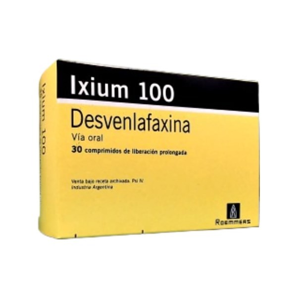 Roemmers Ixium 100 Mg Desvenlafaxina x 30 Comp Liberación Prolongada #1