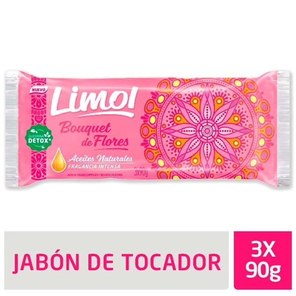 Jabon Limol Bouquet De Flores 3u 90 G