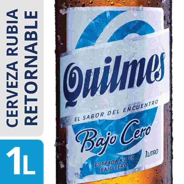 Cerveza Quilmes Bajo Cero Ret 1lt alt