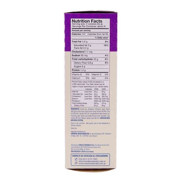 Galletitas Arrozen Pepas 200 Gr alt