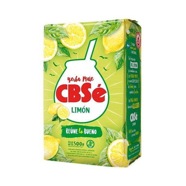 Yerba Mate Cbsé Limon 500 xg