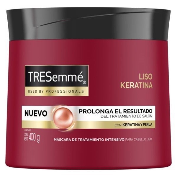 Máscara de Tratamiento Capilar Tresemmé Liso Keratina x 400 ml #1