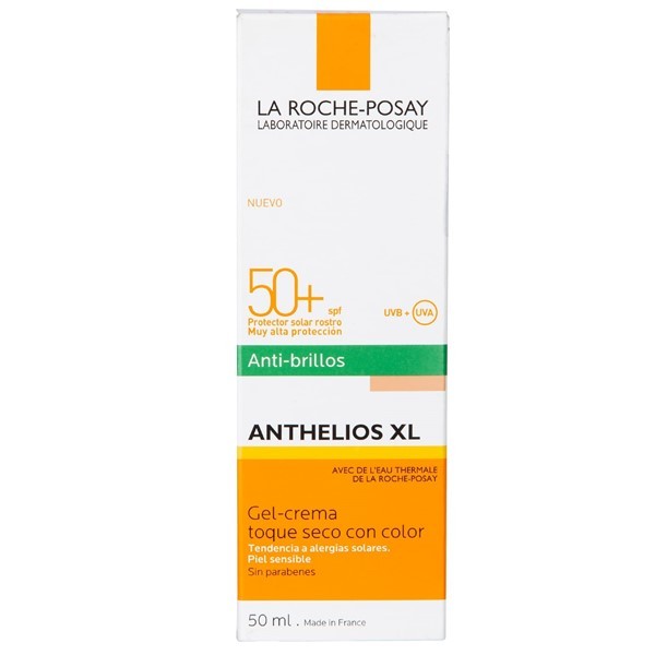 La Roche Posay Anthelios xl Fps 50+ Gel-Crema Toque Seco Con Color Antibrillo 50 ml alt