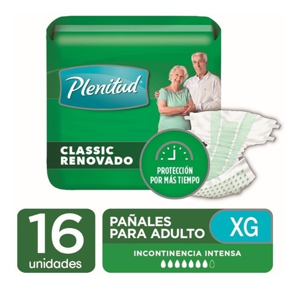 Plenitud Pañal Para Adulto Unisex Classic Xg ( 16 Unidades) #1