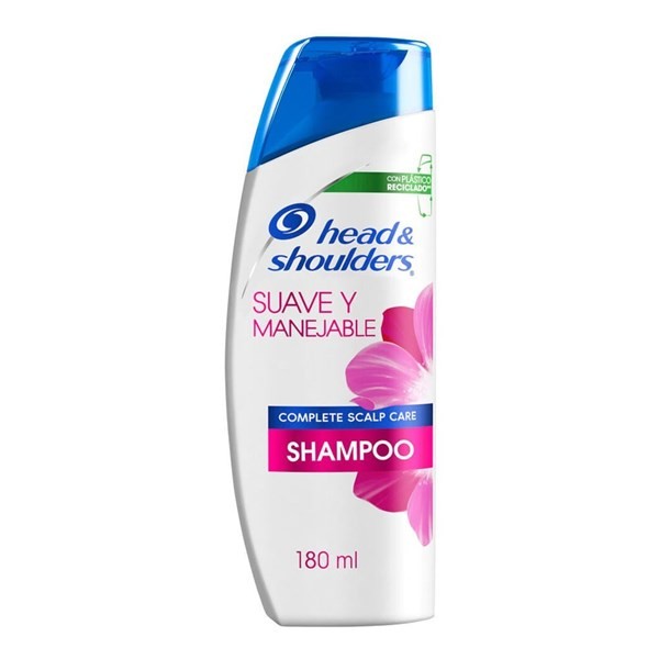 Shampoo Head & Shoulders Suave Y Manejable 180 ml alt