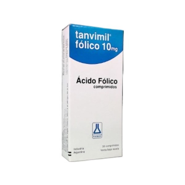 Caillon & Hamonet Tanvimil Folico Ácido Fólico 10 Mg x 30 Comp #1
