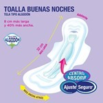 Toalla Higienica Nosotras Buenas Noches Tela X 8 U #4