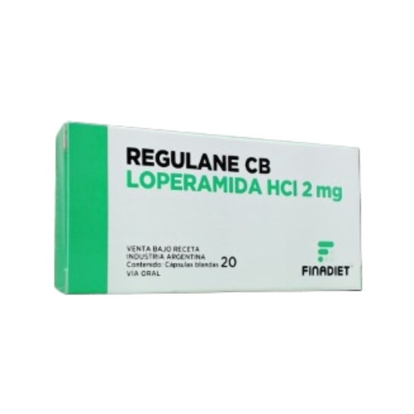 Finadiet Regulane Cb Loperamida x 20 Cáps Blandas