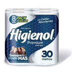 PAPEL HIGIENICO HIGIENOL PREMIUM 8X6 FUNDAX6 #1