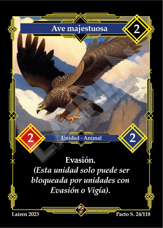 024 Ave Majestuosa 1ra Edicion - Coste 2