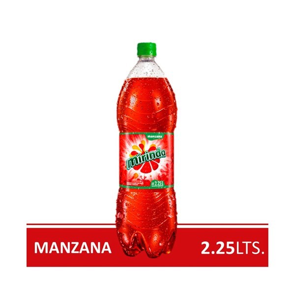 Gaseosa De Manzana Mirinda Regular Pet 2,25 Lts. #1