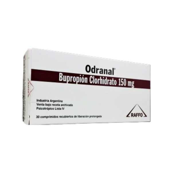 Raffo Odranal Bupropión 150 Mg x 30 Comp de Liberación Prolongada #1