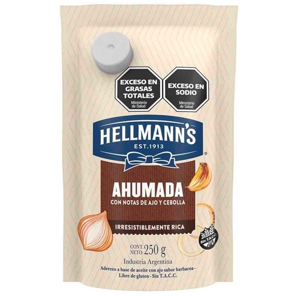 Aderezo de Ajo Ahumado Hellmanns 250 xgr alt
