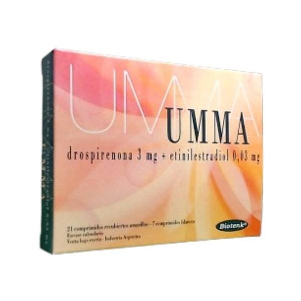 Biotenk Umma Drospirenona + Etinilestradiol x 28 Comp Recubierto #1