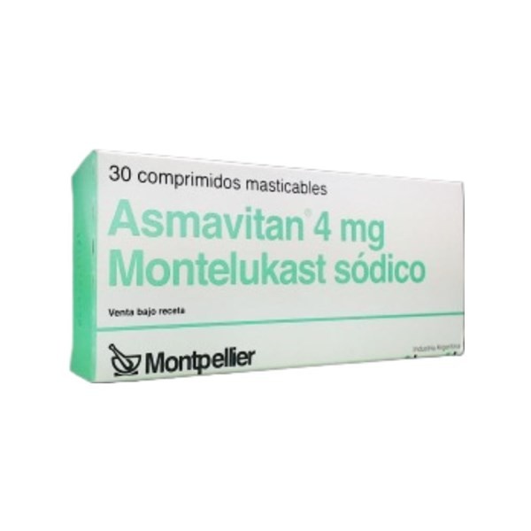 Montpellier Asmavitan Montelukast 4 Mg x 30 Comp Masticables #1