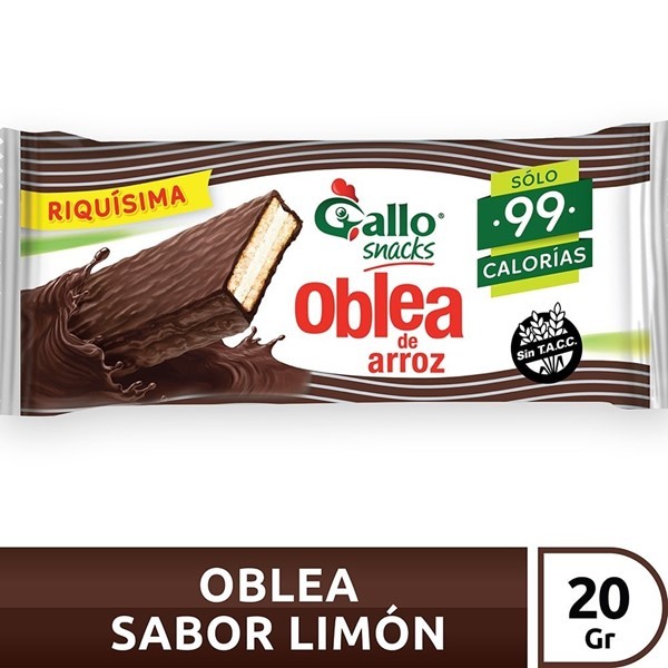 Gallo Snacks Oblea De Arroz Limón 20 Gr. #1