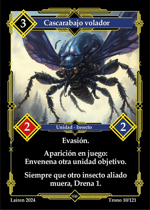 010 Cascarabajo Volador 1ra Edicion - Coste 3