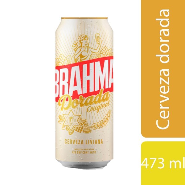 Cerveza Dorada Brahma Lata 473 Cc. #1