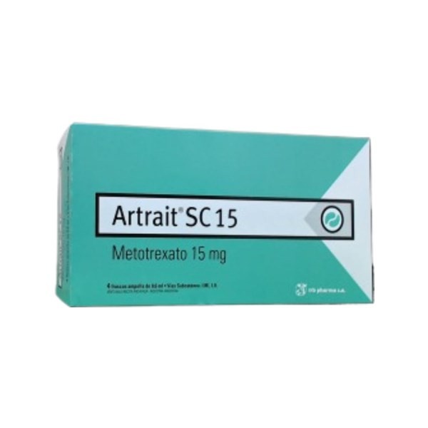 Trb-Pharma Artrait Sc 15 Mg Metotrexato Frasco Ampolla x 4 #1