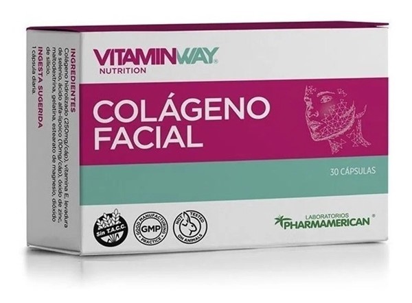 Vitamin Way Suplemento Nutricional Colágeno Facial (30 Cápsulas) #1