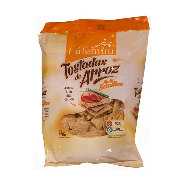 Tostadas de Arroz Lulemuu Multisemillas 110 g. Sin Tacc #1
