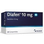Diafen 10 mg | 20 comprimidos | Baclofeno #1