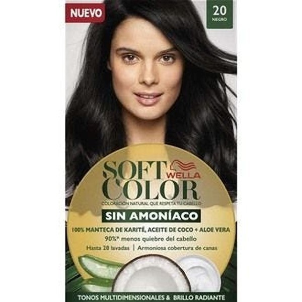 Soft Color Coloracion en Kit Negro 20 #1