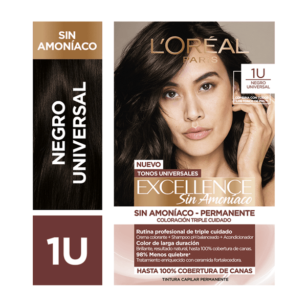 Excellence Tintura Sin Amoniaco Negro 1U #1