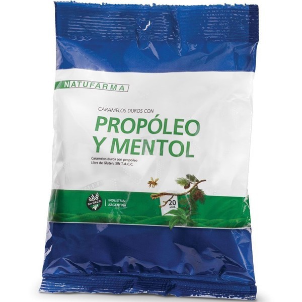 Natufarma Suplemento Dietario Propoleo Y Mentol (20 Caramelos) #1