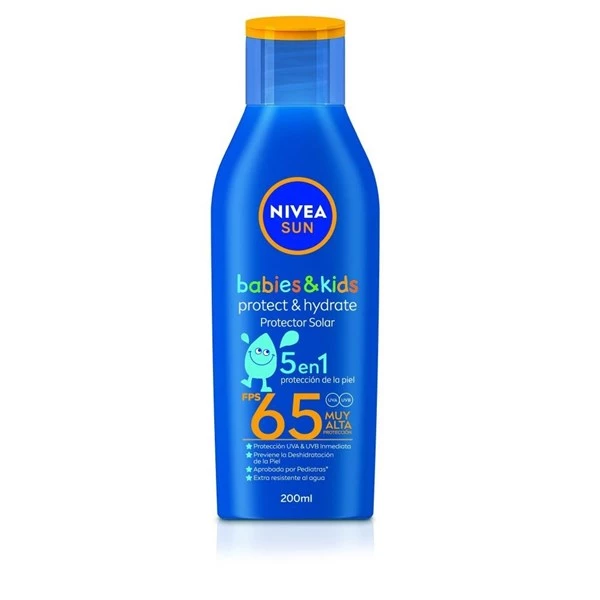 Nivea Protector Solar Fps 65 Protect & Hydrate Kids & Babies 200 ml