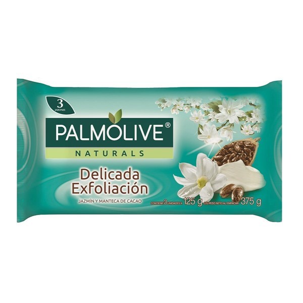 Palmolive Jabon Naturals Jazmin Y Manteca De Cacao 125 Gr (3 Unidades) #1