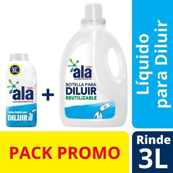 Ala Jabon Liquido Para Diluir 500 ml + Botella Vacia alt