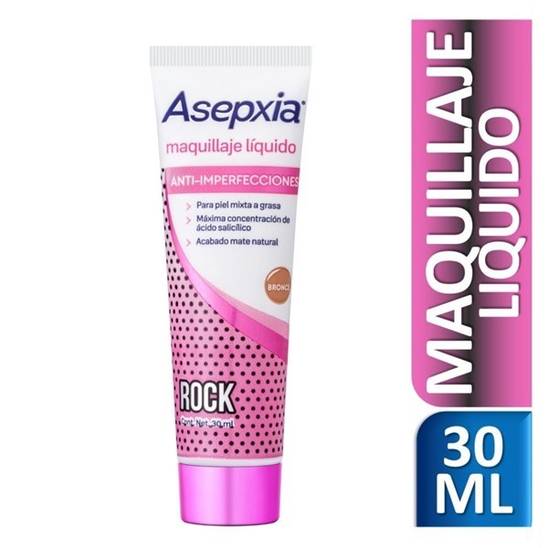 Asepxia Maquillaje Líquido Sexy Skin Bronce 30 ml alt