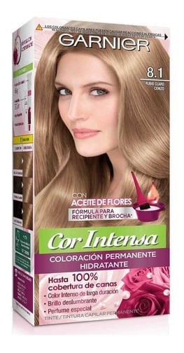 Garnier Kit Coloracion Cor Intensa 8.1 Rubio Claro Ceniza